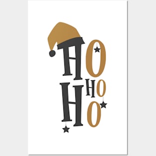 Cute Christmas quotes with Christmas hat Posters and Art